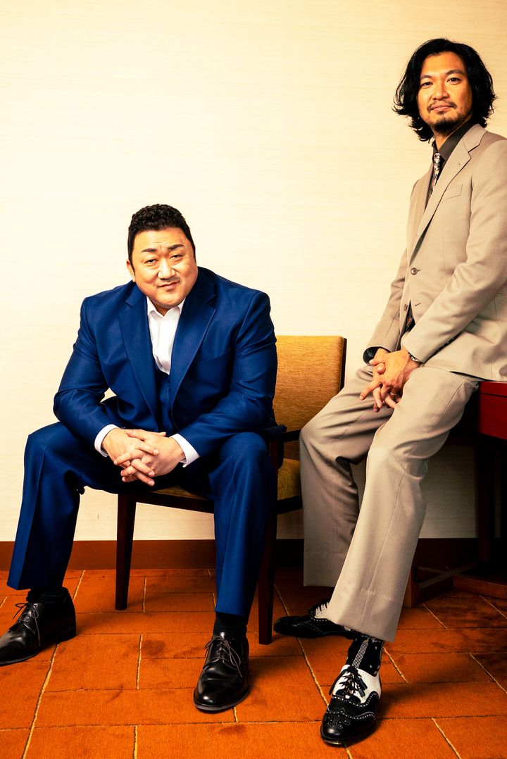 マ・ドンソクと青木崇高