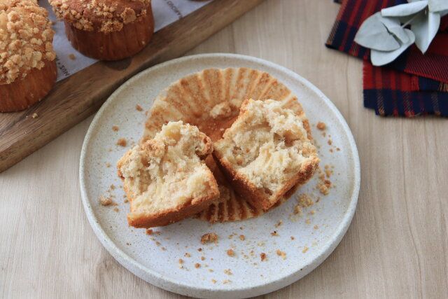 米粉のアップルシナモンマフィン レシピ 完成