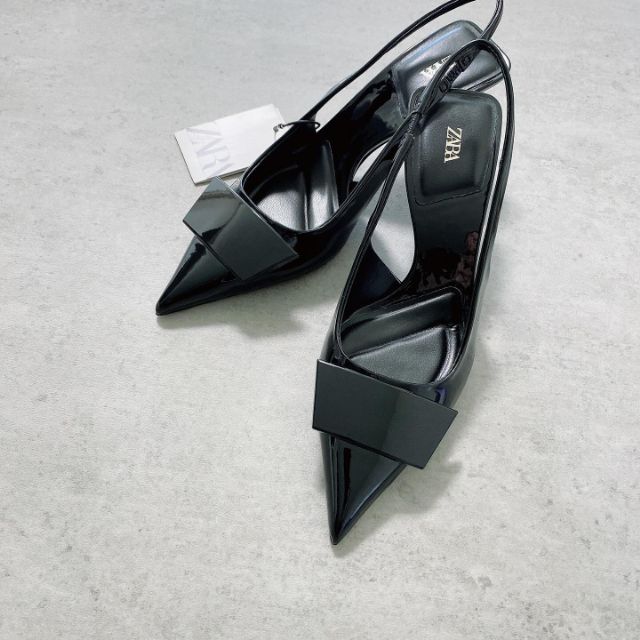 ハイヒールスリングバックパンプス