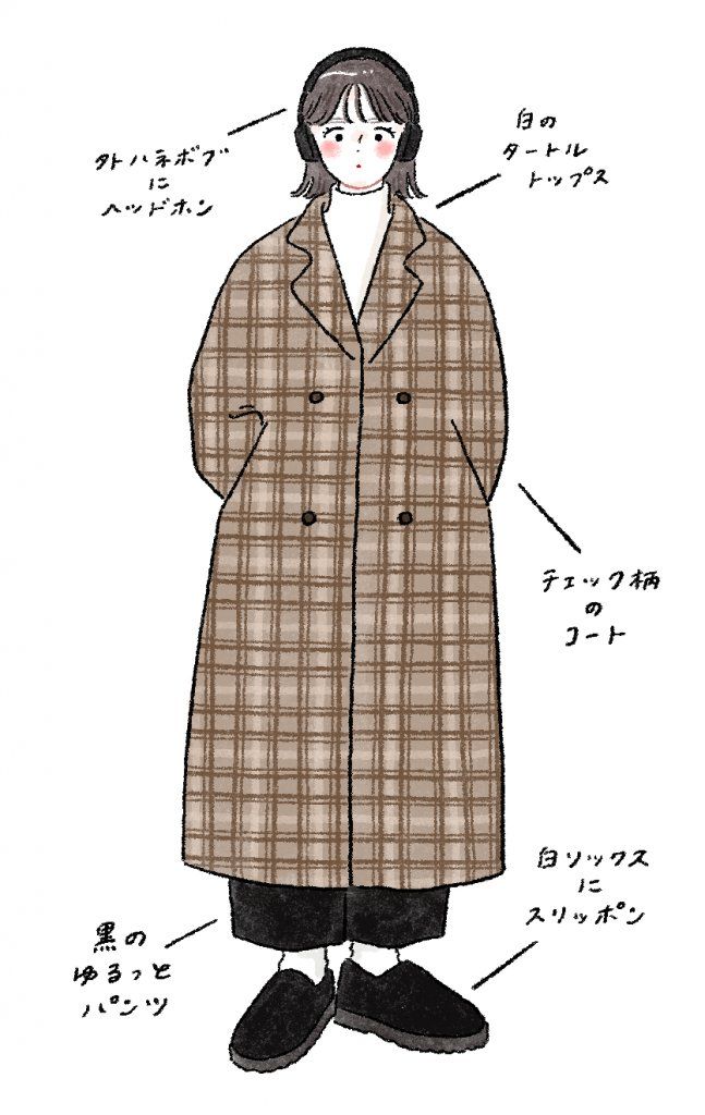 冬のチェック柄アイテム【FUDGENA：aya.mの街で見かけたおしゃれさん vol.28】