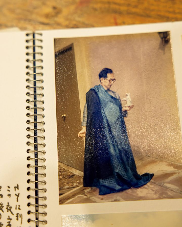 染色家・柚木沙弥郎／1986年サンタフェでの記念写真