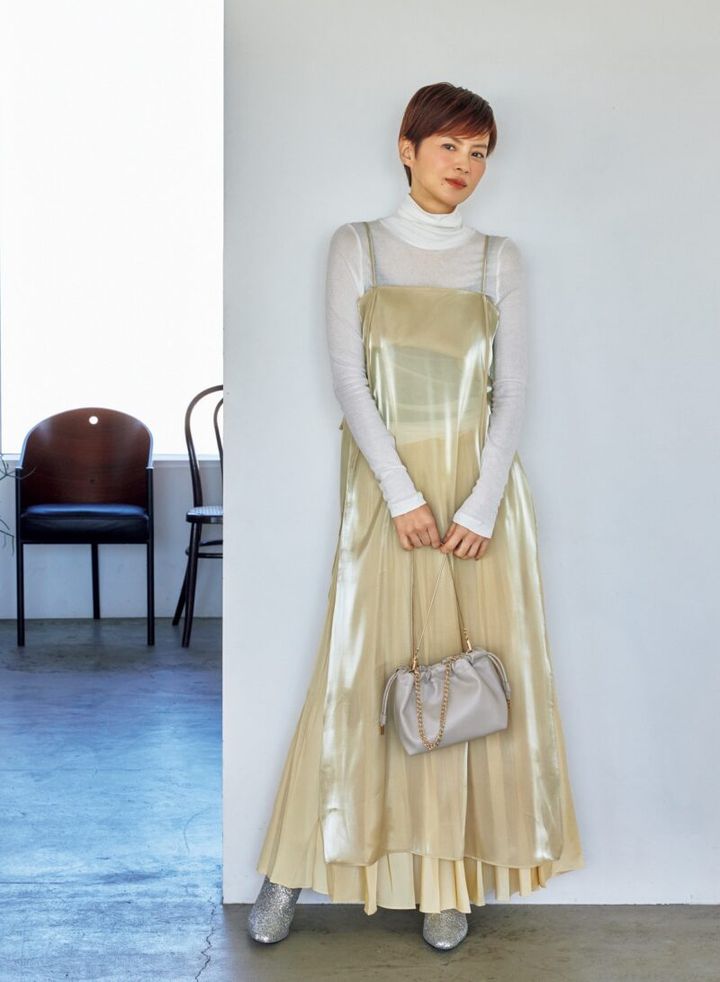 カラーセラピスト相川七瀬さん監修 トレンド イエローカラーコーデ バターイエロー ワンピース ワンピコーデ