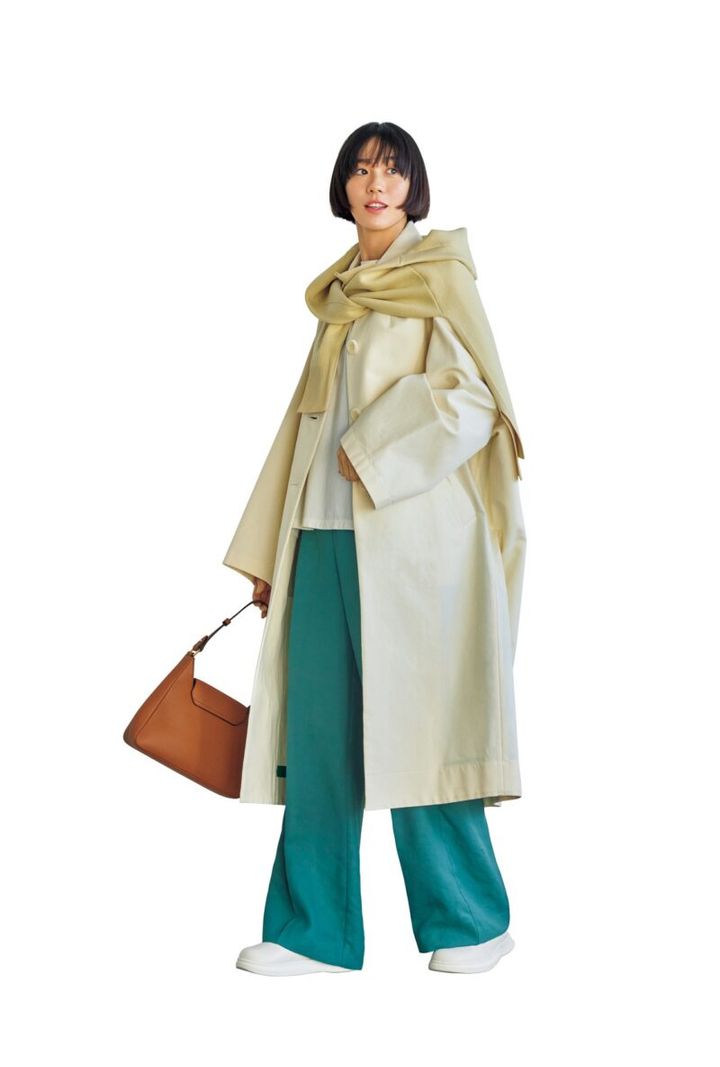 カラーセラピスト相川七瀬さん監修 トレンド イエローカラーコーデ バターイエロー カジュアル ミックスコーデ