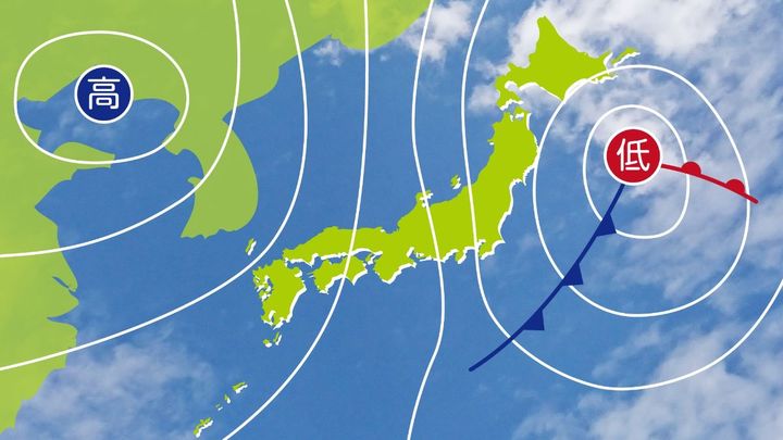 天気予報でよく聞く用語、説明できる？（画像はイメージ）