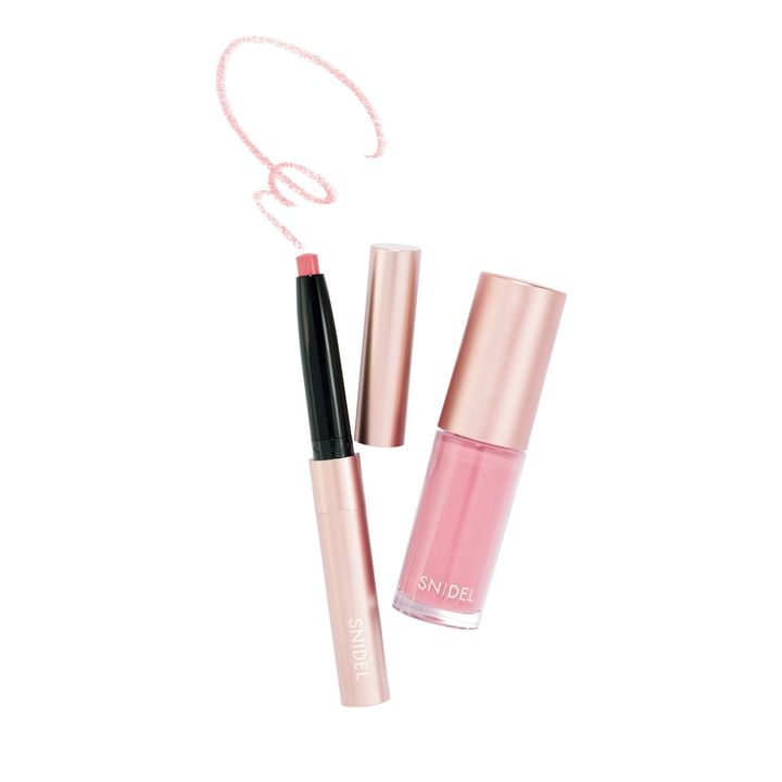 SNIDEL BEAUTY スナイデルビューティ 左：SNIDEL ピュアリップシェイパー EX01,右：SNIDEL ピュアリップティントn EX02
