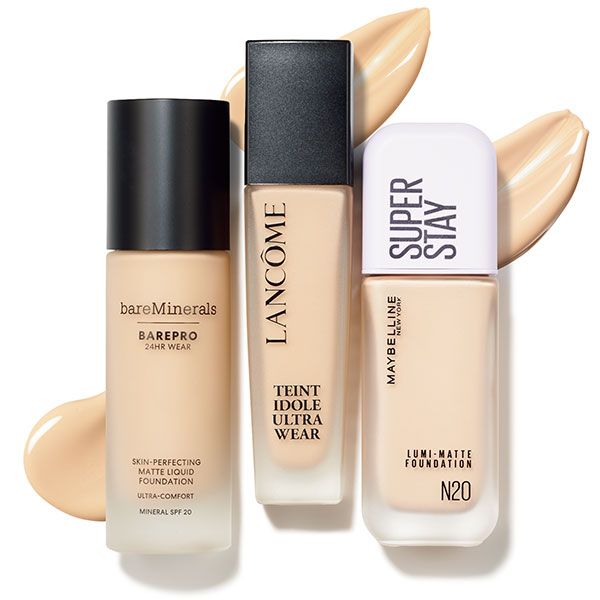 ベアミネラル、ランコム 、メイベリンのファンデーション