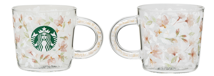 「SAKURA2024シェルハンドル耐熱グラスマグ」355ml 2900円