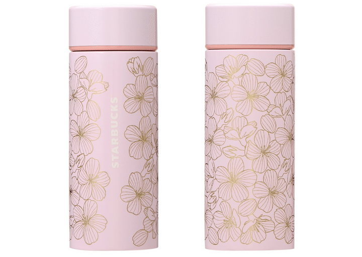 「SAKURA2024ステンレスボトルグレースピンク」355ml 4100円 ※オンラインストア限定