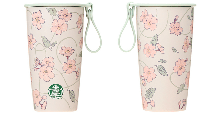 「SAKURA2024ストラップカップシェイプステンレスボトル」355ml 4200円