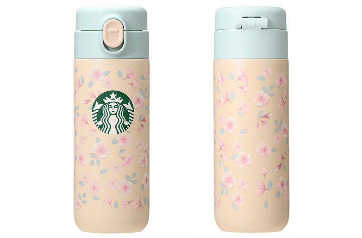 「SAKURA2024ステンレスボトルフローラル」381ml 4200円