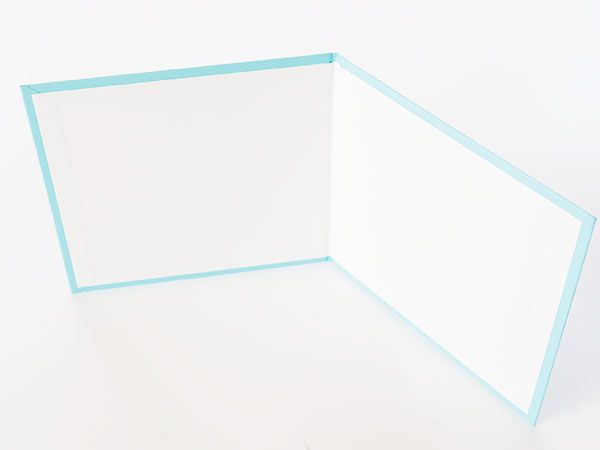 自立するセリアのミニ 2つ折り色紙 サンクス＆ラブ