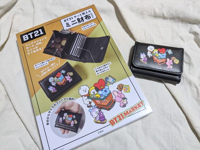 BT21 サッと使えるミニ財布BOOK