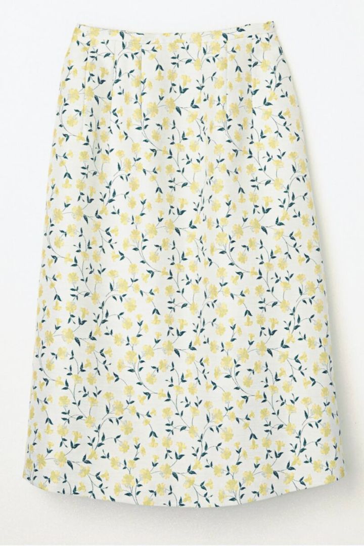 J.のジャカード花柄スカート 大人の注目ブランド「ジェイドット」