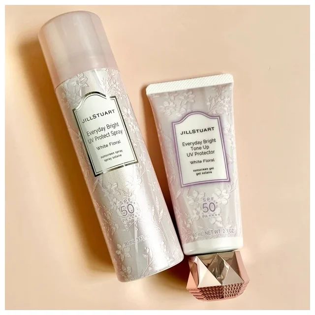 ジルスチュアート_新作コスメ2024_エブリデイブライト UVプロテクトスプレー ホワイトフローラル_エブリデイブライト トーンアップ UVプロテクター ホワイトフローラル