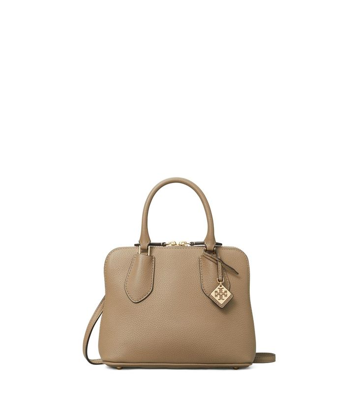 画像: 【トリー バーチ】「スウィング ミニバッグ」＜トープ＞H16.4cm×W2cm×D7.8cm ￥69,300（税込） 出典：トリー バーチ