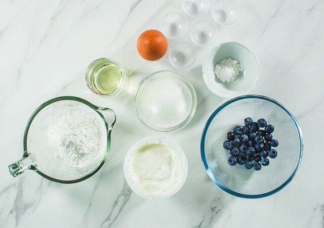 米粉ブルーベリーマフィン レシピ 材料