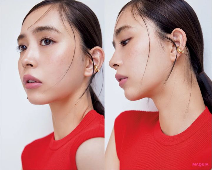 井桁弘恵 ピンクメイク 春メイク くすみピンク