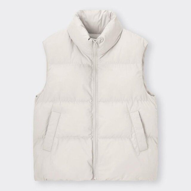 GU ヒートパテッドオーバーサイズベスト