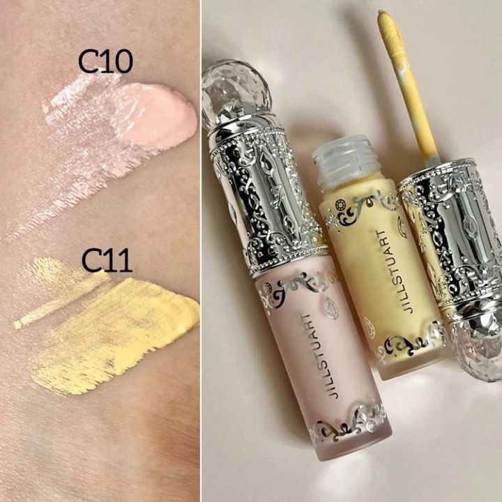 ジルスチュアート_新作コスメ2024_ダイヤモンドティップス コンシーラー C10／C11_スウォッチ