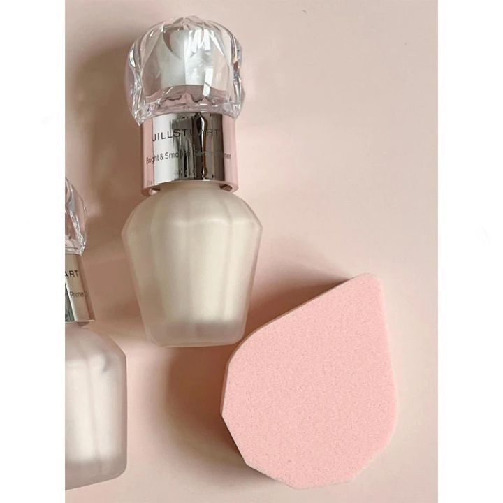 ジルスチュアート_新作コスメ2024_ブライト＆スムース セラムプライマー_メイクアップ スポンジ P&L