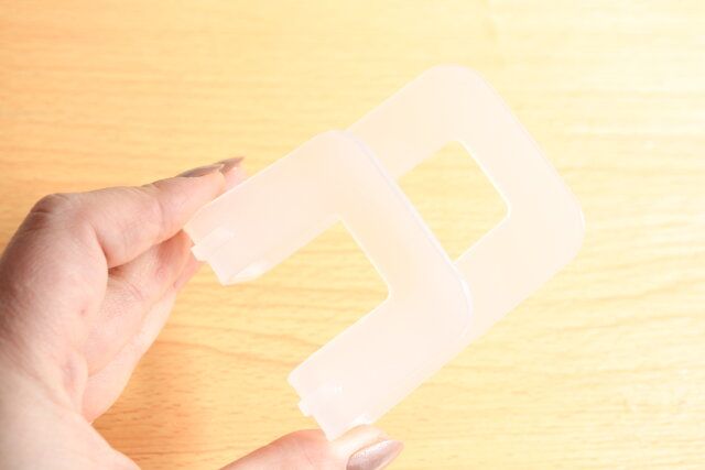 タイツクリップ3P クリアの全体像