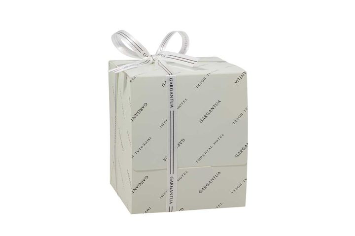 〈ガルガンチュワ〉の「カスタードプディング」の包装紙