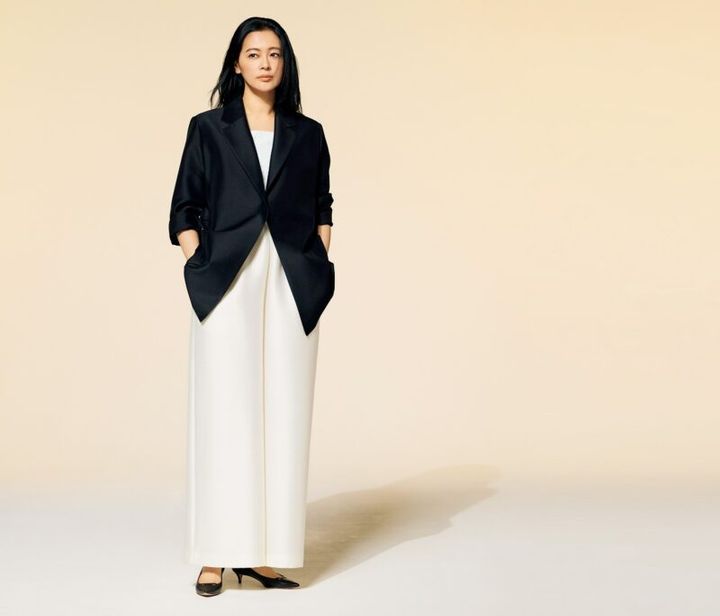 ジェイドットのシルクウールのジャケット 