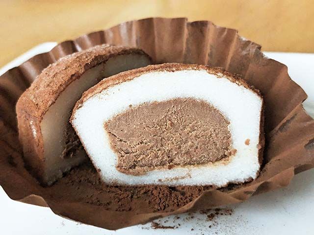 【ひとくち生チョコ大福4個入】断面