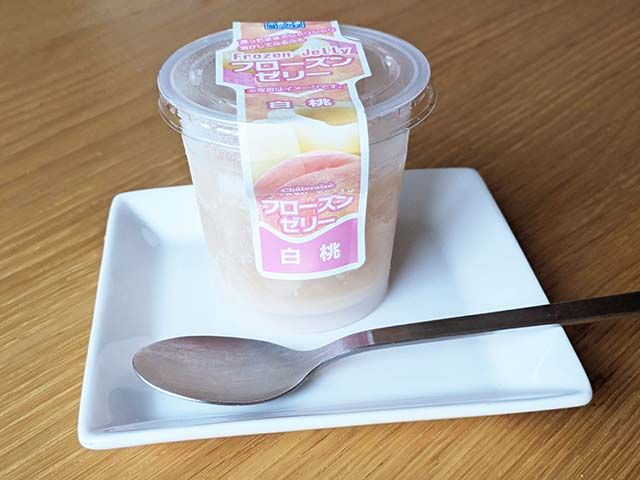 【フローズンゼリー3種（白桃）】