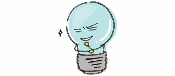 企むブルーライト／イラスト