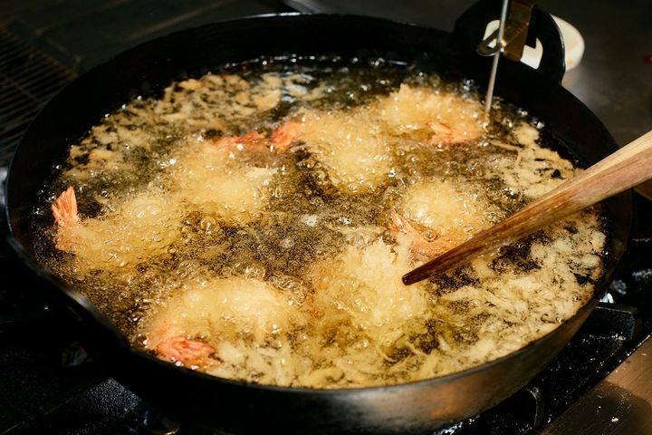 色づくまで揚げる