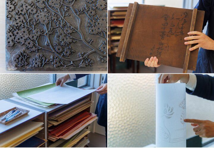 伝統の京からかみの技を受け継ぐ「唐丸」で、唐紙摺り体験＆工房見学