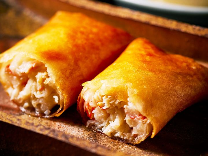 銀座『銀座 上瀧』の「間人蟹の春巻き」