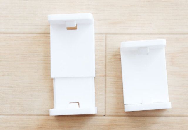 セリアのSimpler ボックスホルダーの高さ調整