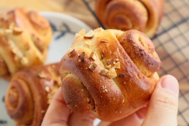 北欧風シナモンロール レシピ 完成