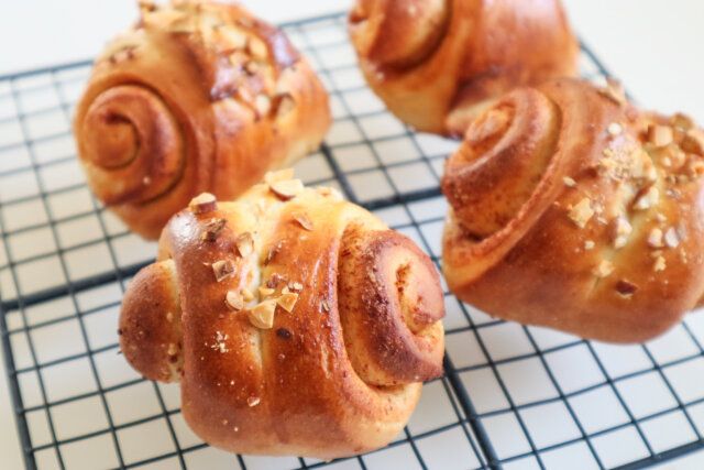 北欧風シナモンロール レシピ 完成