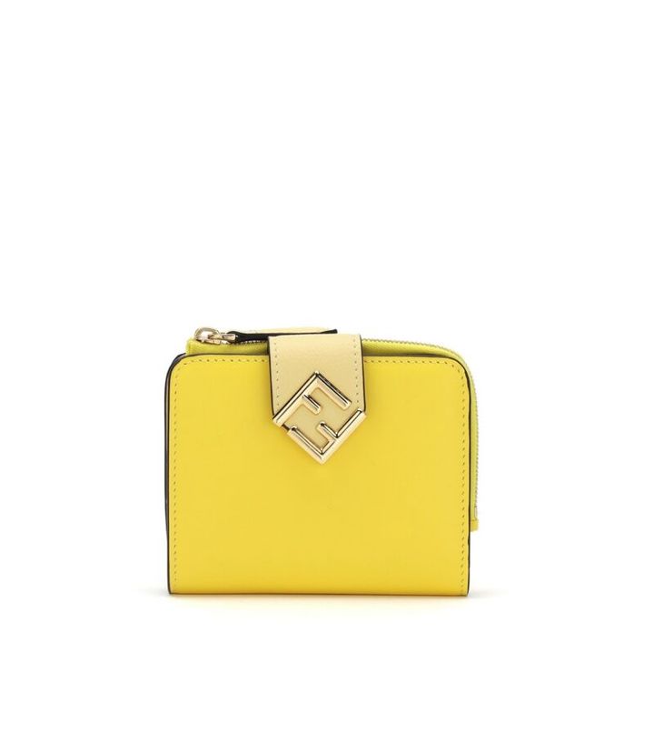 イエローのお財布 フェンディ