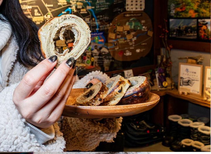 ホカのあったかバームクーヘンの出来上がり 