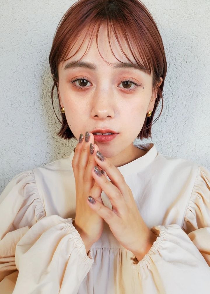 ボブ ヘア 髪型 ヘアスタイル 大人 前髪あり