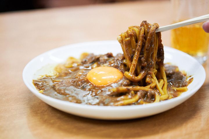 カレー皿うどん