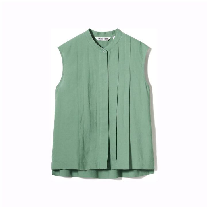 リネンブレンドブラウス 2990円 ユニクロ