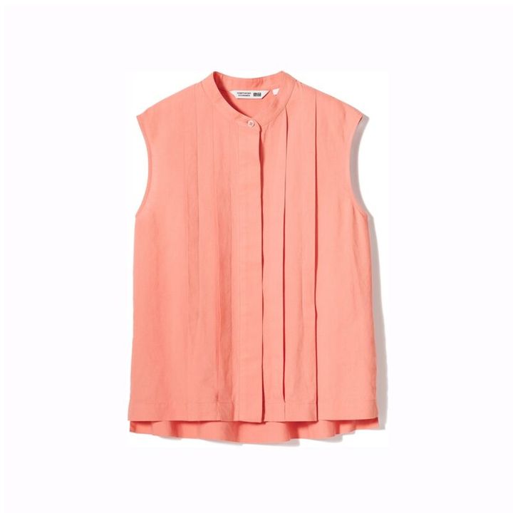 ユニクロとコントワーデコトニエの2024年春夏アイテム リネンブラウス