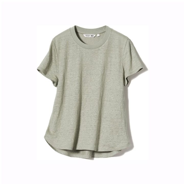 リネンのTシャツ ユニクロとコントワーデコトニエのカプセルコレクション