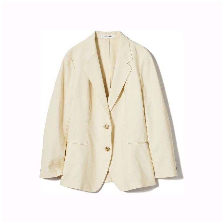 リネンブレンドジャケット ユニクロ＆コントワー・デ・コトニエ