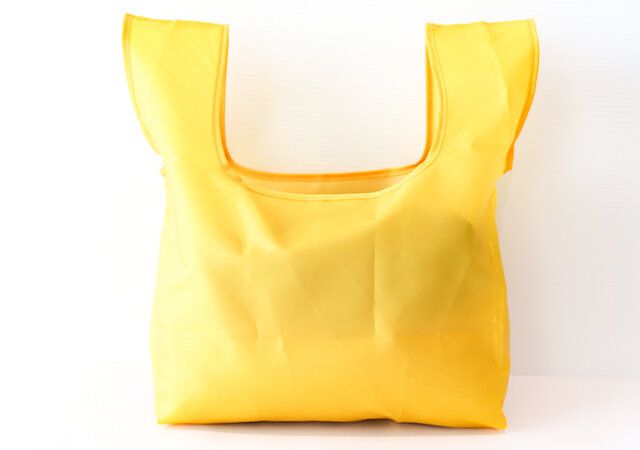 ミニストップのハロハロポーチ＆オリジナルロゴエコバッグ YELLOWの背面デザイン