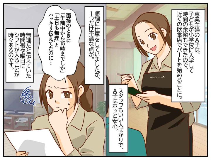 画像1: 子どもの進学を機にパートに出ることに