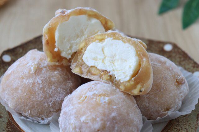 くるみとチーズのもちもち大福 レシピ 完成