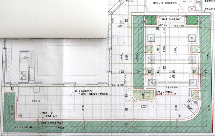 テラスガーデン設計図