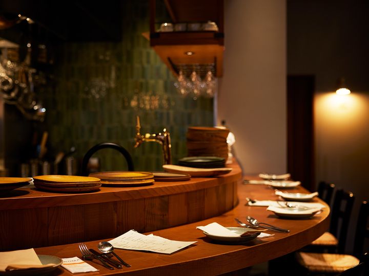 茅場町『Bistro yen』の内観