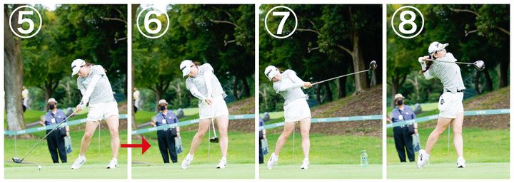 球を曲げない秘訣は？高橋彩華、菊地絵理香、勝みなみのスイングを徹底解説！